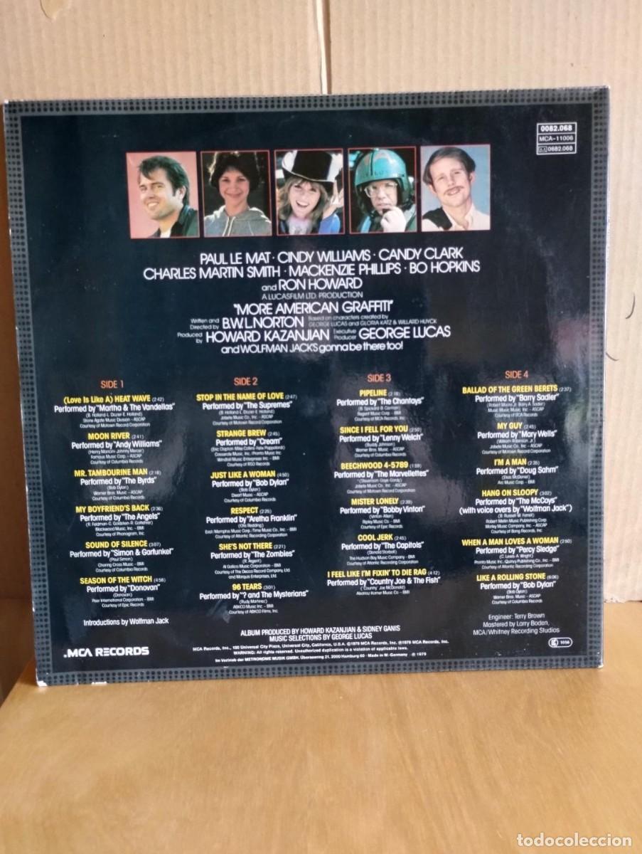 Discos de vinilo: B.S.O. ---- MORE AMERICAN GRAFFITI - Foto 2