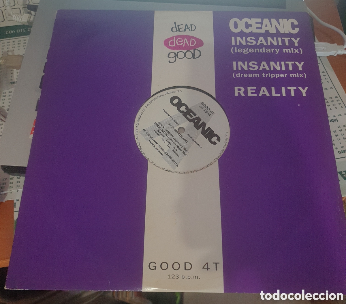 Discos de vinilo: Oceanic - insanity - Foto 1
