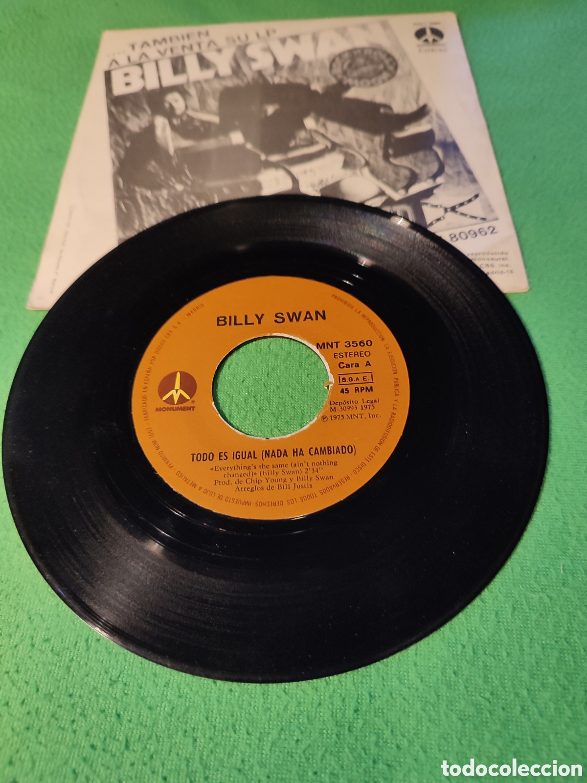 Discos de vinilo: Billy Swan - Todo es igual - Foto 2