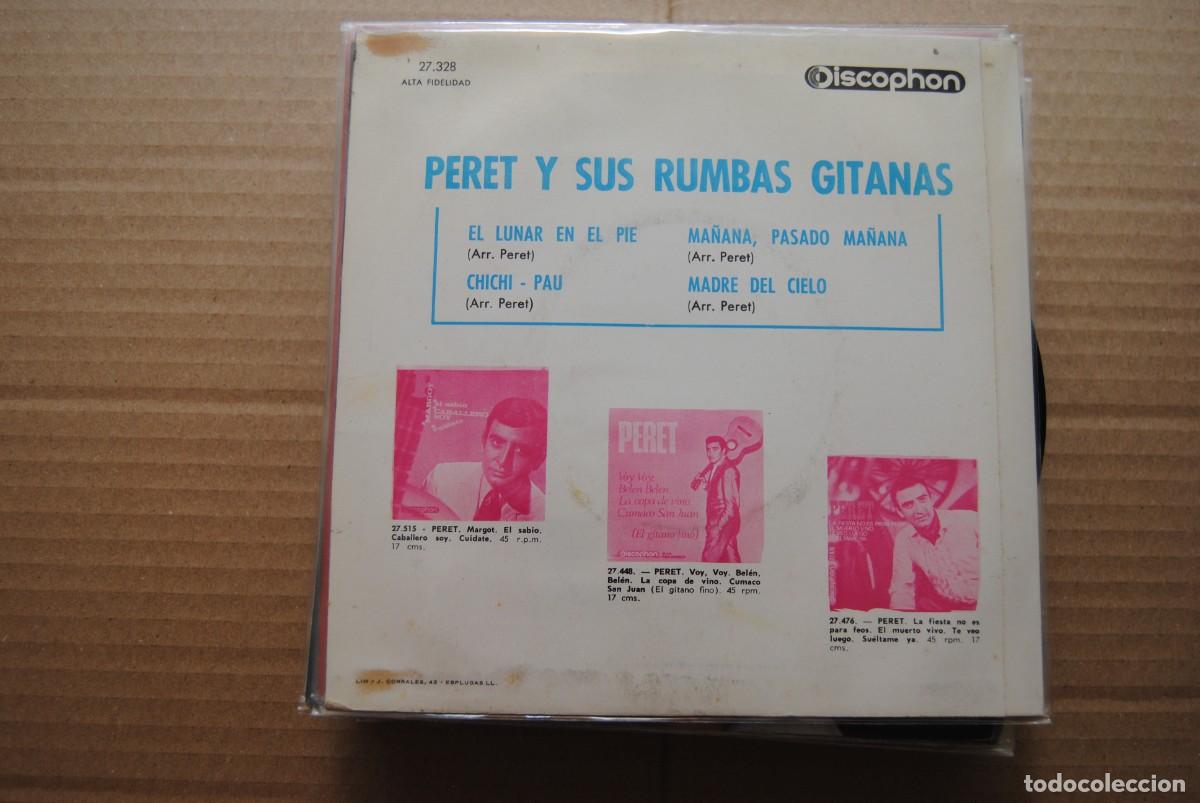 Discos de vinilo: peret y sus rumbas gitanas. el lunar en el pie +3discophon 1964 ep - Foto 2