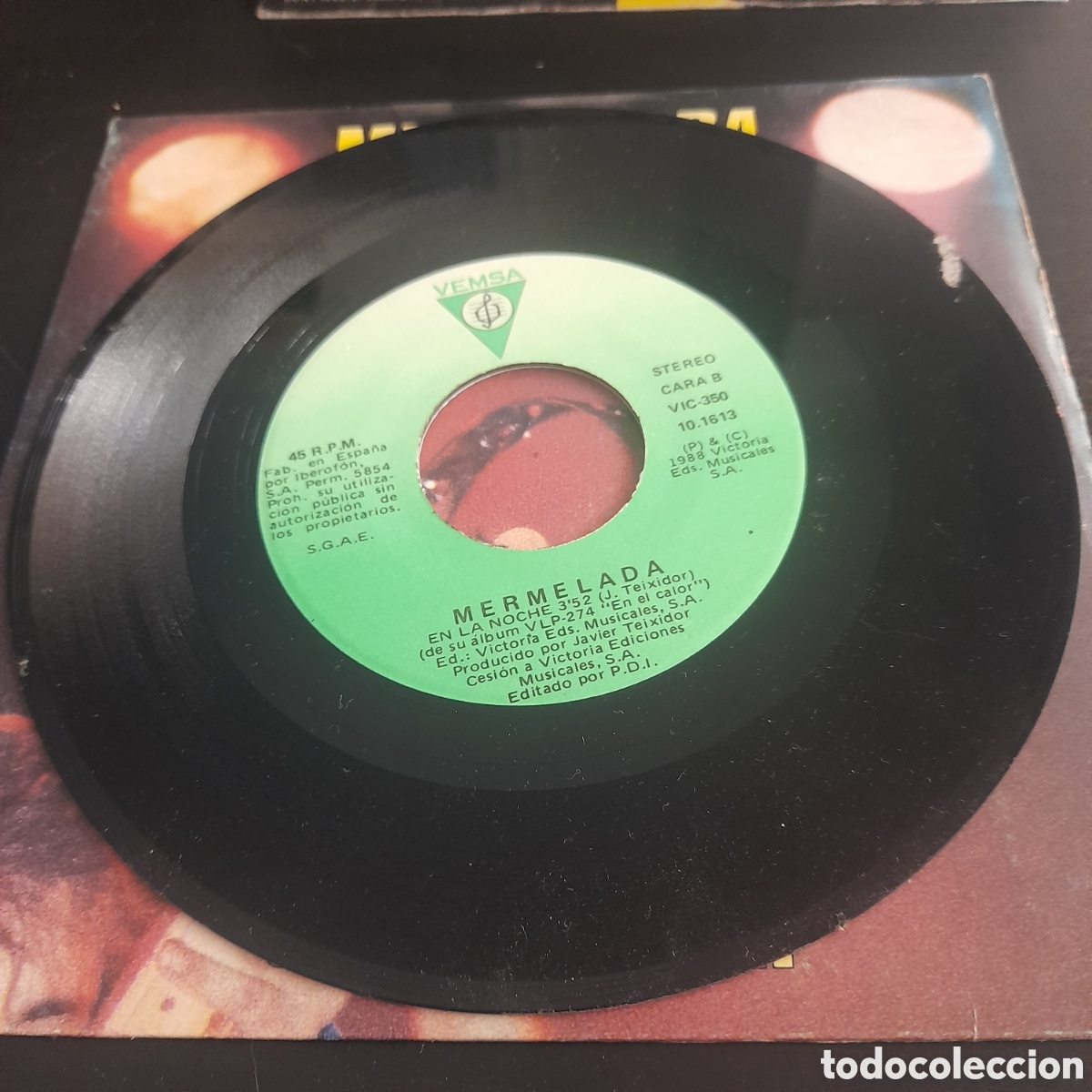 Discos de vinilo: Mermelada &ndash; Sobrevivir. Vinilo, 7&rdquo;, Single 1988 - Foto 4