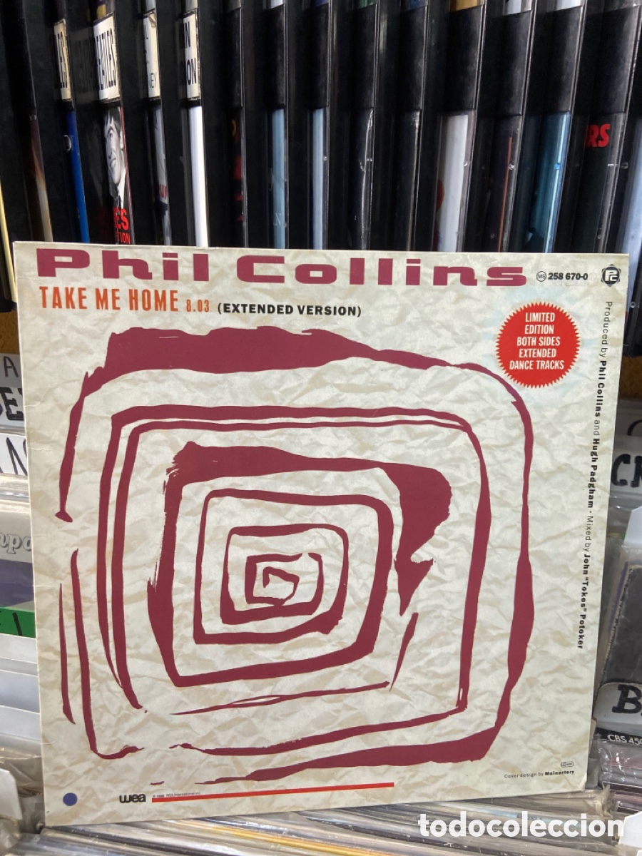 Discos de vinilo: Phill collins take me home - Foto 1