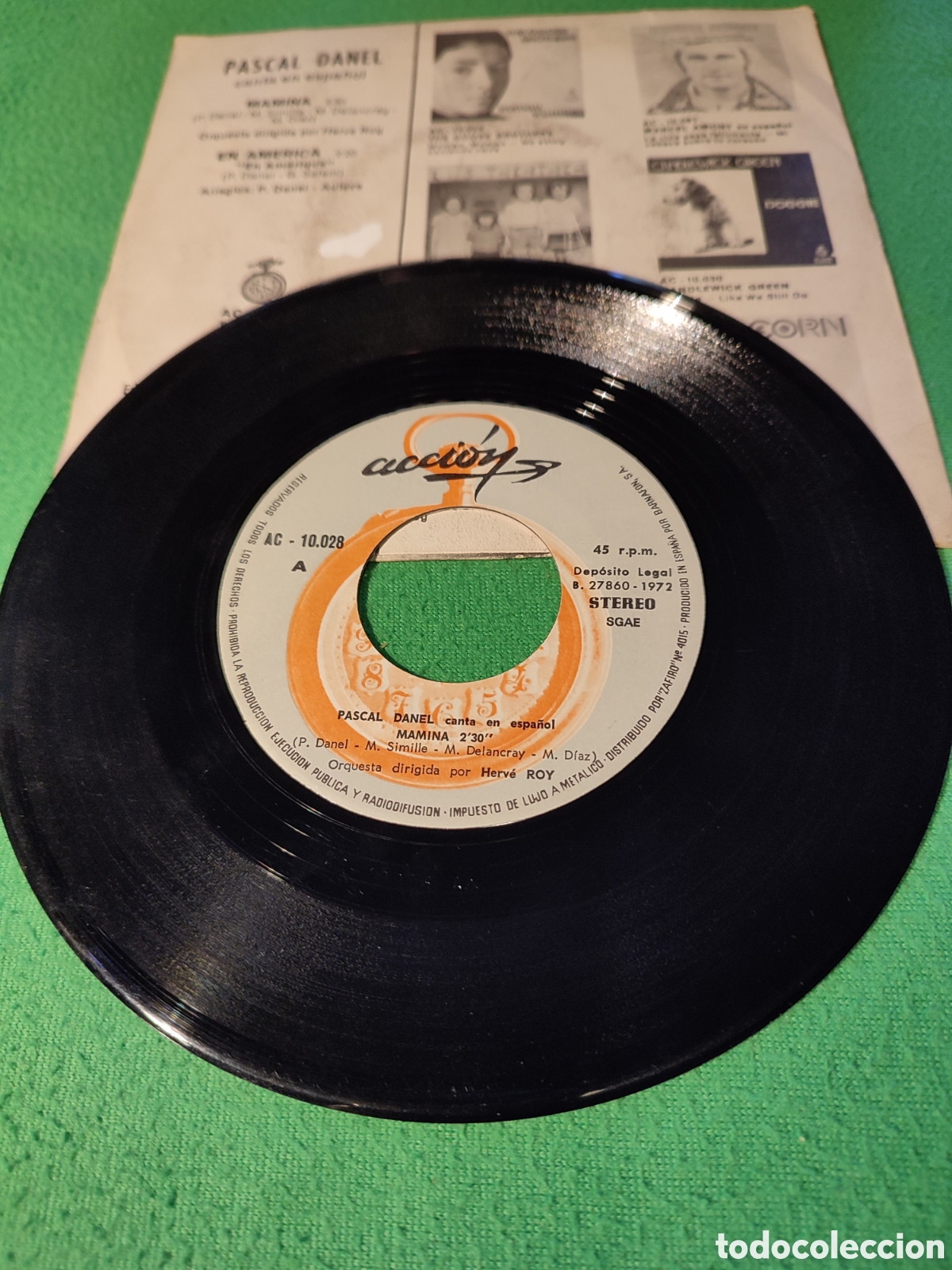 Discos de vinilo: Pascal Danel - Mamina - Foto 2