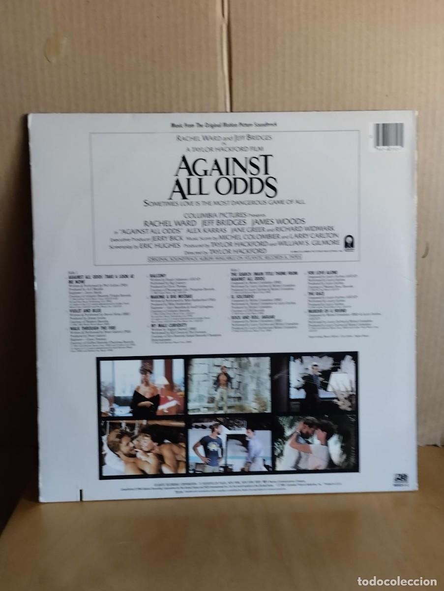 Discos de vinilo: B.S.O. ---AGAINST ALL ODDS - Foto 2