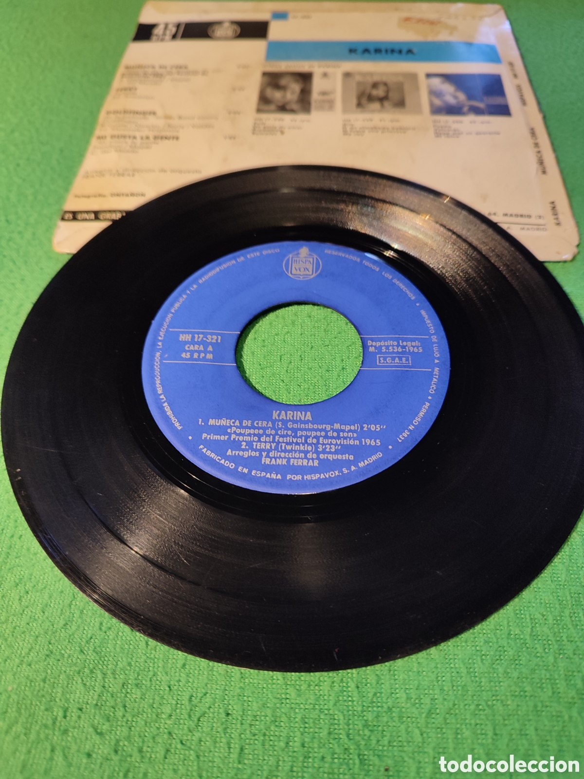 Discos de vinilo: Karina - Mu&ntilde;eca de cera+ 3 - Foto 2
