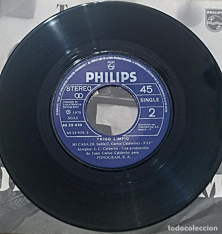 Discos de vinilo: SINGLE TRIGO LIMPIO - VEN A JERUSALEM - MI CASA - PHILIPS 1978 - Foto 3
