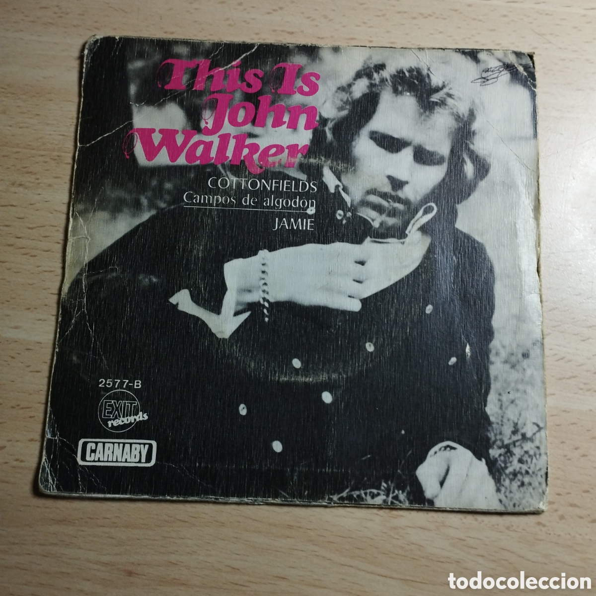 Discos de vinilo: Single 7&rdquo; This is John Walker 1970 Cottonfields + Jamie. - Foto 2