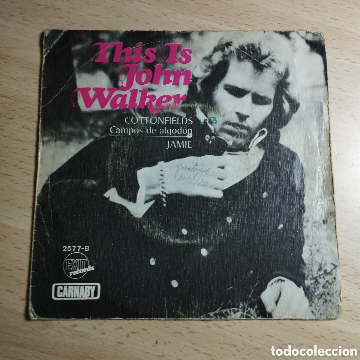 Discos de vinilo: Single 7&rdquo; This is John Walker 1970 Cottonfields + Jamie. - Foto 1
