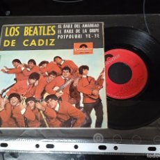 Discos de vinilo: LOS BEATLES DE CADIZ / POTPOURRI YE YE / EP 45 RPM / POLYDOR 1965