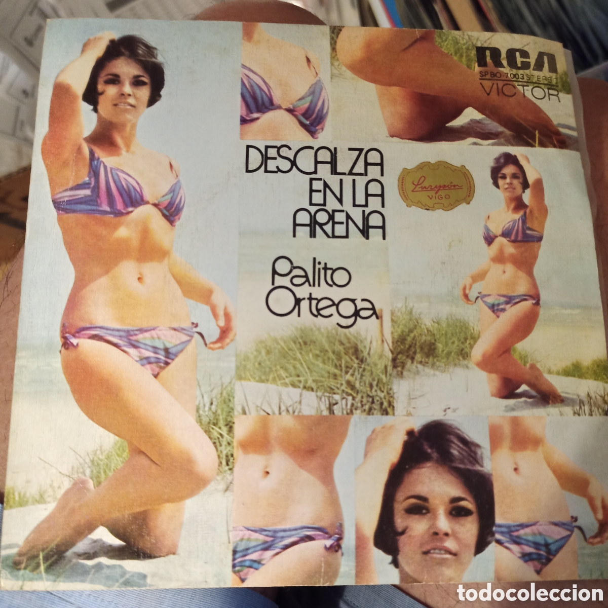 Discos de vinilo: Palito Ortega &ndash; Descalza En La Arena - Foto 1