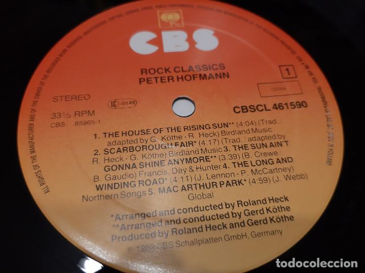 Discos de vinilo: PETER HOFMANN -ROCK CLASSICS- (1982) LP DISCO VINILO - Foto 9