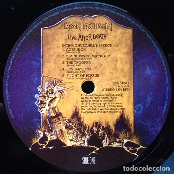 Discos de vinilo: Iron Maiden - Live After Death - Foto 4