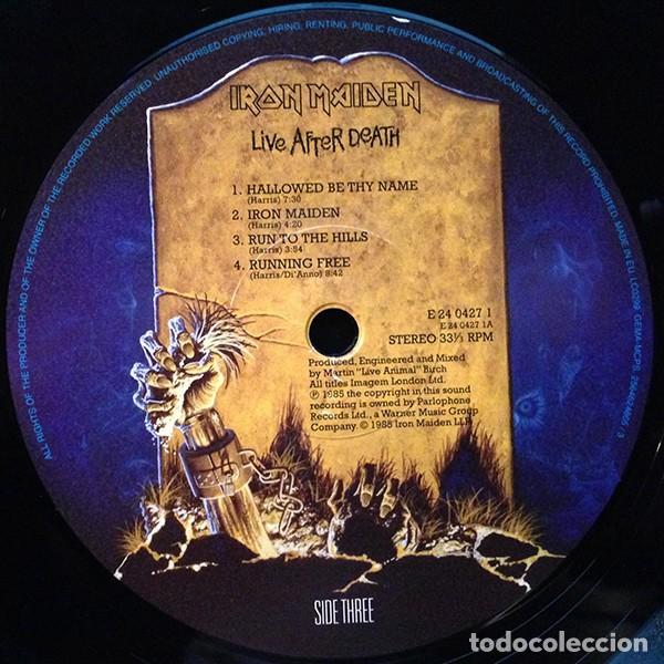 Discos de vinilo: Iron Maiden - Live After Death - Foto 6