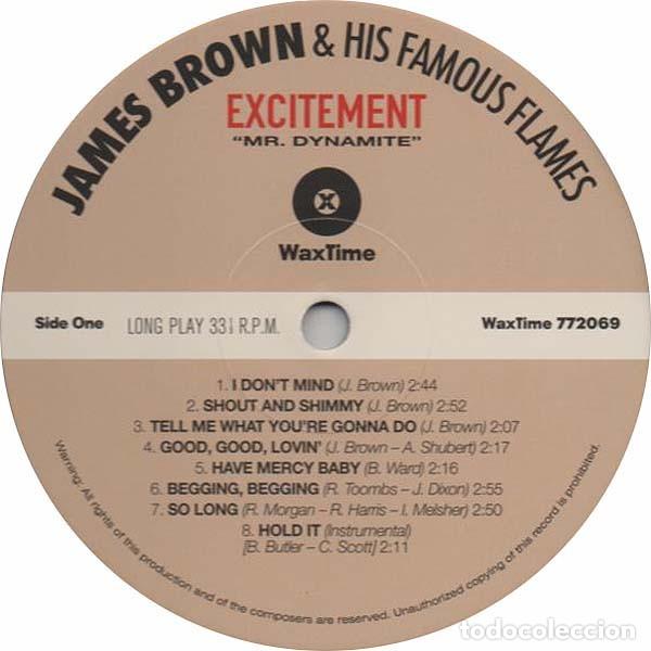 Discos de vinilo: James Brown - Excitement - Mr. Dynamite - Foto 3
