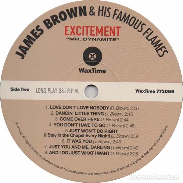 Discos de vinilo: James Brown - Excitement - Mr. Dynamite - Foto 4