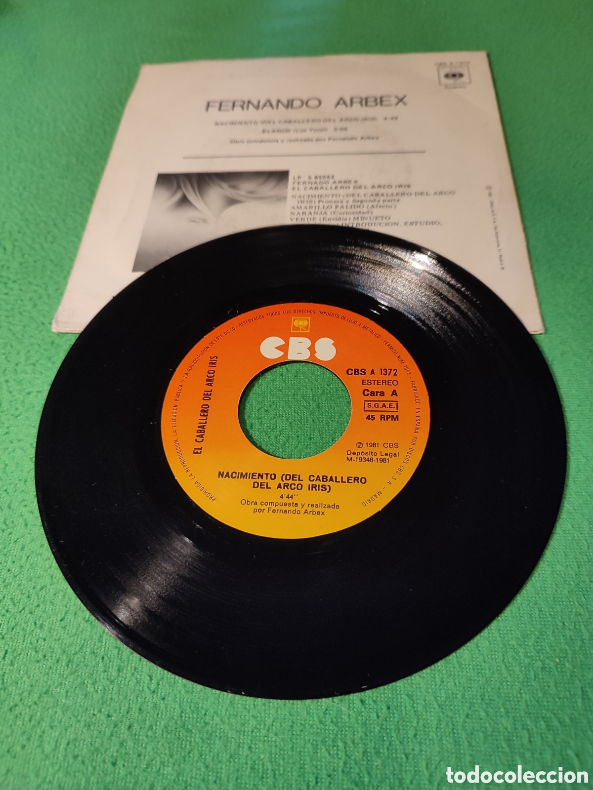 Discos de vinilo: Fernando Arbex - Nacimiento del caballero del arcoiris - Foto 2