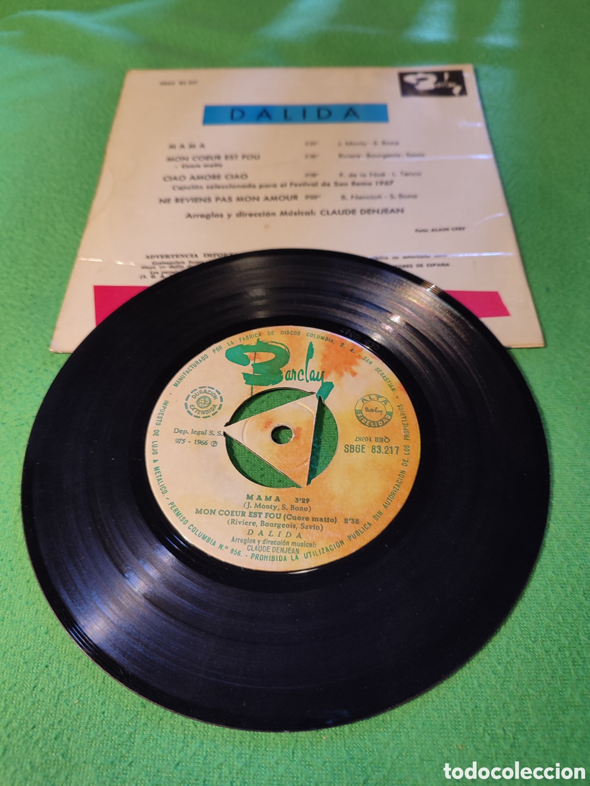 Discos de vinilo: Dalida - Mama+ 3 - Foto 2