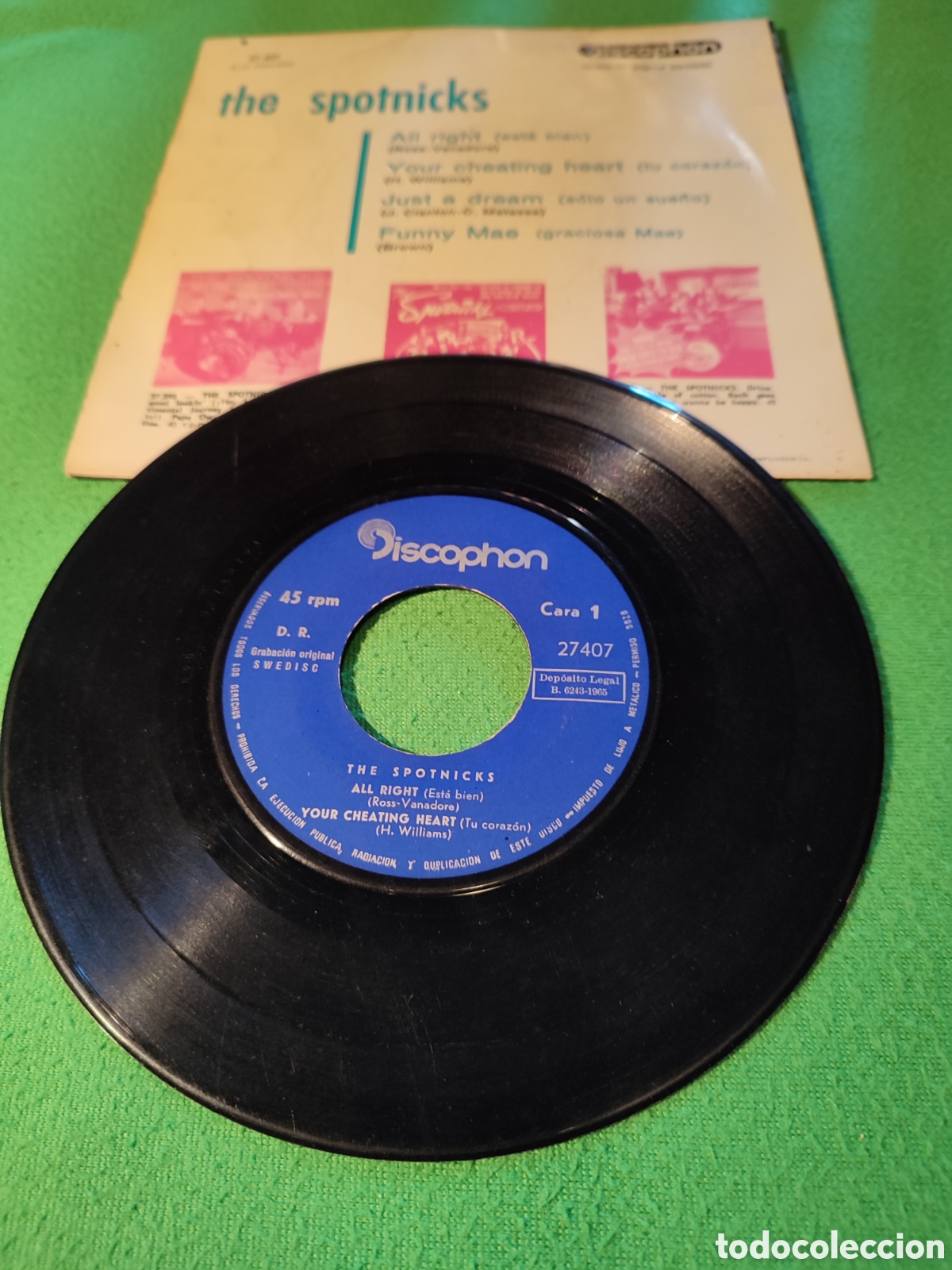 Discos de vinilo: The Spotnicks - All right+ 3 - Foto 2
