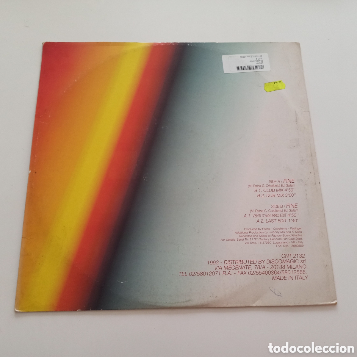 Discos de vinilo: Tony - Fine - Foto 2