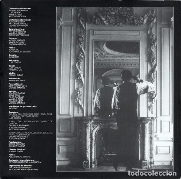 Discos de vinilo: Joaqu&iacute;n Sabina - Ruleta Rusa - Foto 5