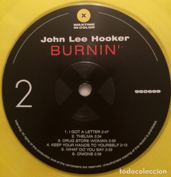 Discos de vinilo: John Lee Hooker - Burnin - Foto 4