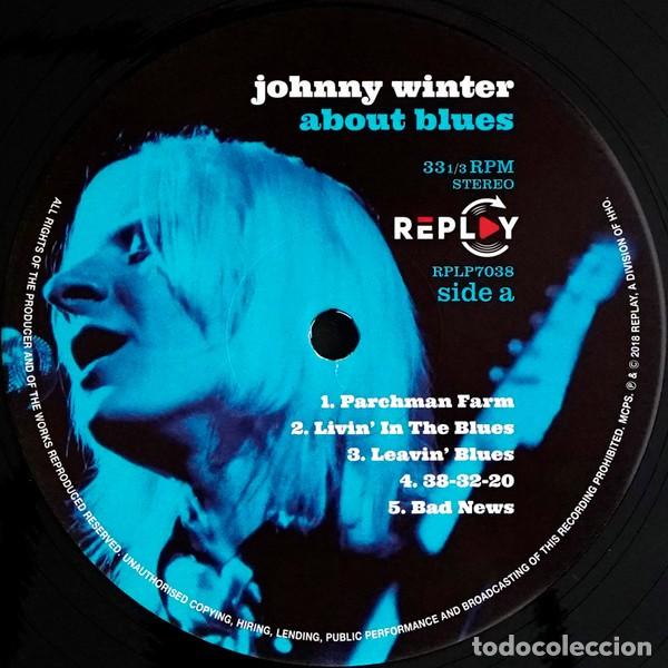 Discos de vinilo: Johnny Winter - About Blues - Foto 3