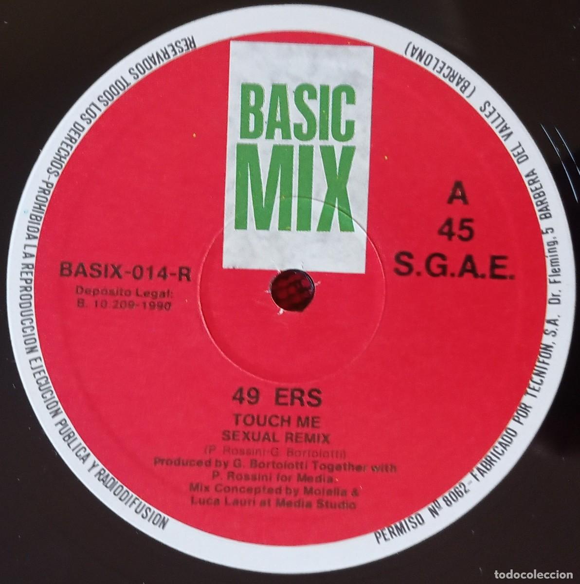 Discos de vinilo: 49 ERS ** Touch Me - Remix ** 1990 MAXI SINGLE VINILO - Foto 3