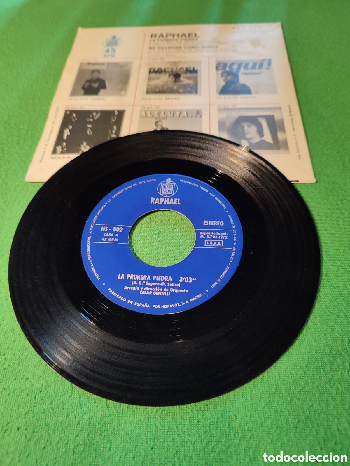Discos de vinilo: Raphael - La primera piedra - Foto 2