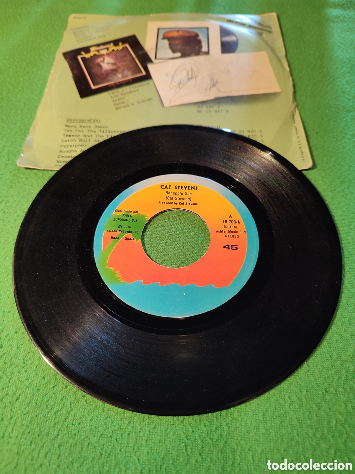 Discos de vinilo: Cat Stevens - Banapple gas - Foto 2
