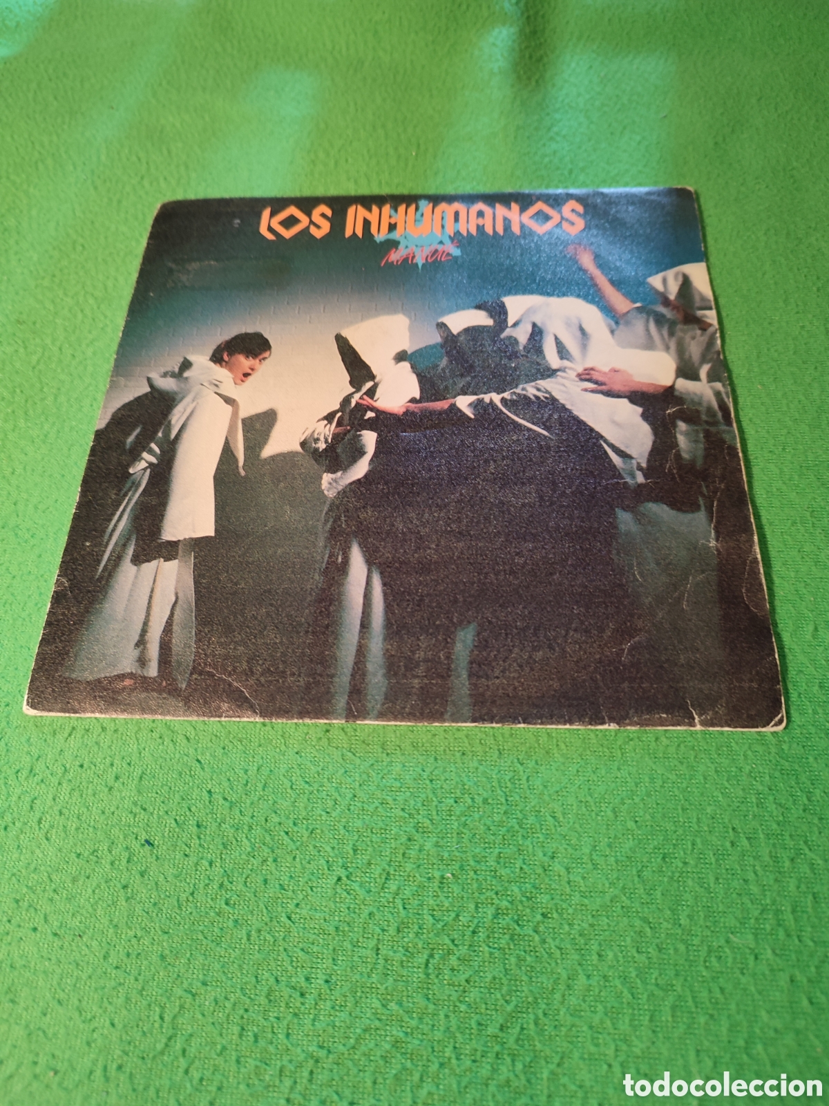 Discos de vinilo: Los Inhumanos - Manue Vinilo Single - Foto 1