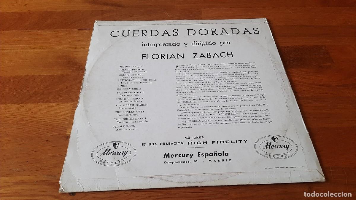Discos de vinilo: Florian Zabach -- Golden Strings -- Mercury - Foto 3