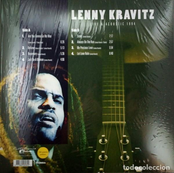 Discos de vinilo: Lenny Kravitz - Live & Acoustic 1994 - Foto 2
