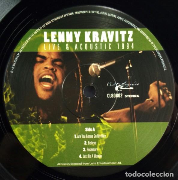 Discos de vinilo: Lenny Kravitz - Live & Acoustic 1994 - Foto 3