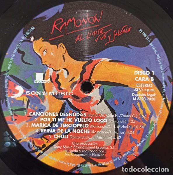 Discos de vinilo: Ramonc&iacute;n - Al L&iacute;mite, Vivo Y Salvaje - Foto 4