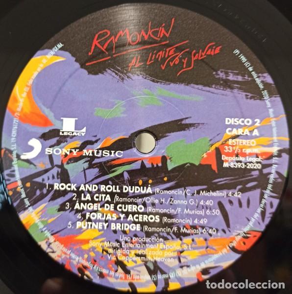 Discos de vinilo: Ramonc&iacute;n - Al L&iacute;mite, Vivo Y Salvaje - Foto 5