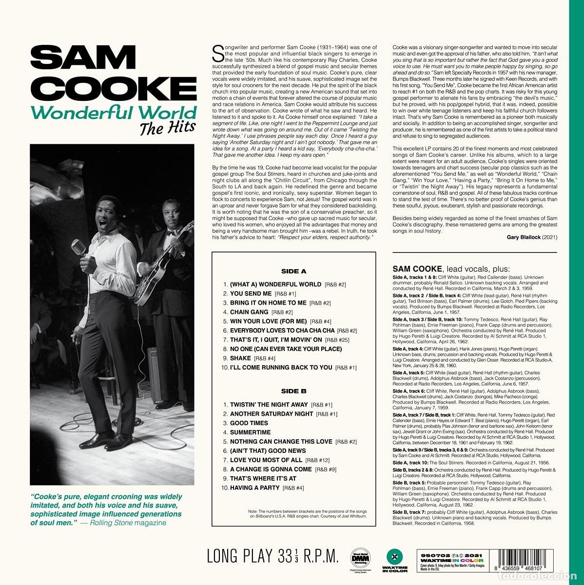 Discos de vinilo: Sam Cooke - Wonderful World (The Hits) - Foto 2
