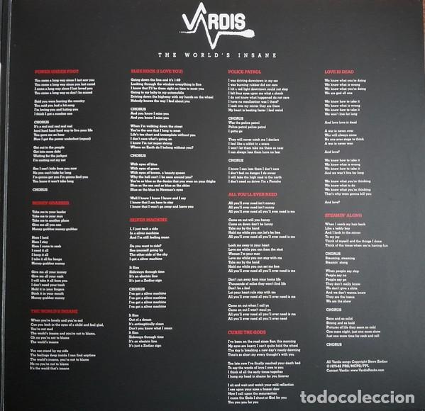 Discos de vinilo: Vardis - The Worlds Insane - Foto 3