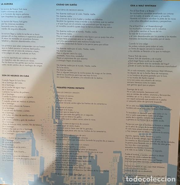 Discos de vinilo: Various - Poetas En Nueva York - Foto 4