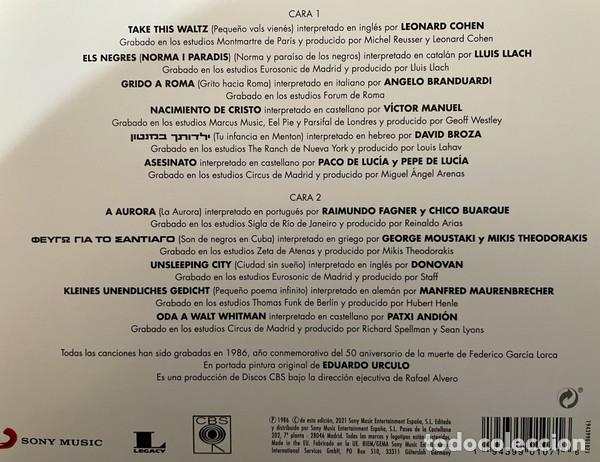 Discos de vinilo: Various - Poetas En Nueva York - Foto 6