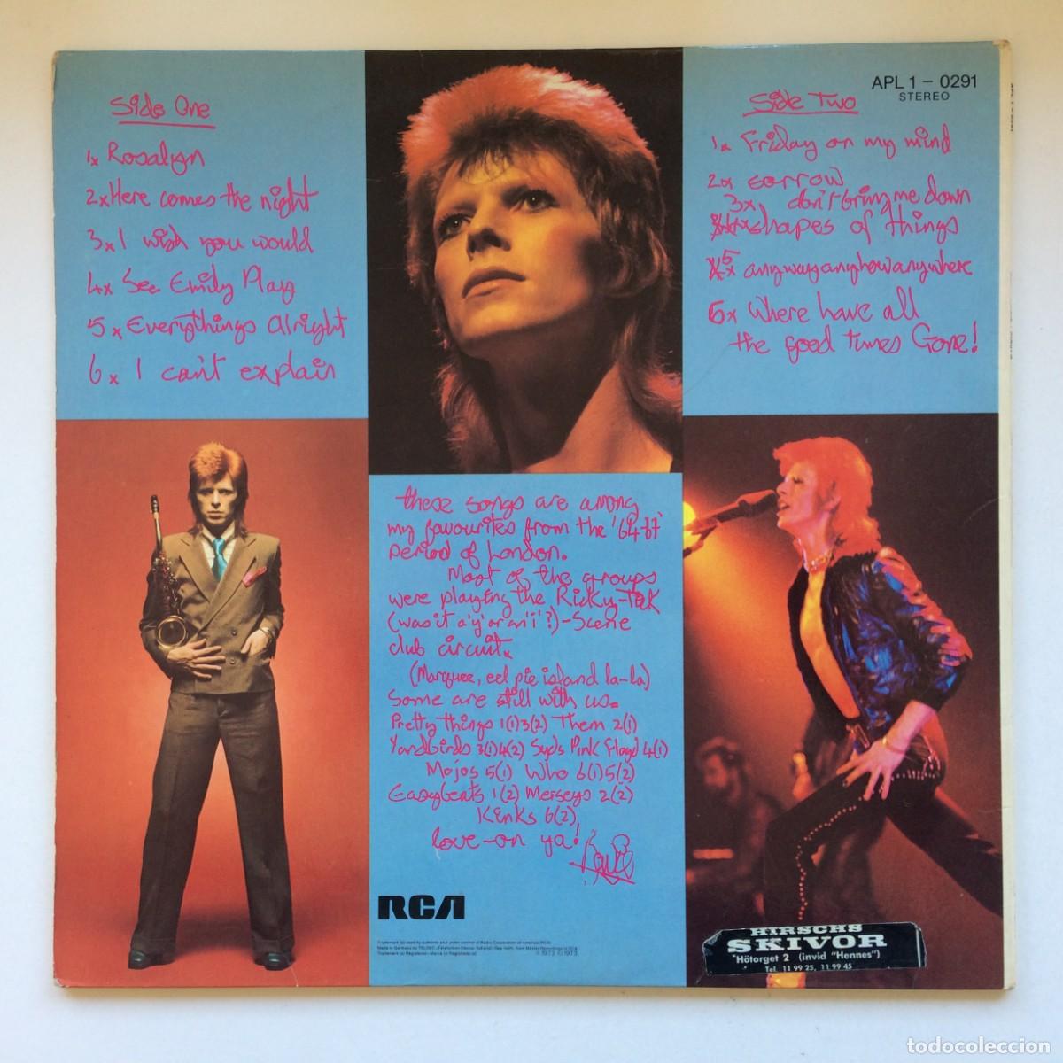 Discos de vinilo: David Bowie &lrm;&ndash; Pinups , Germany 1973 RCA* - Foto 2