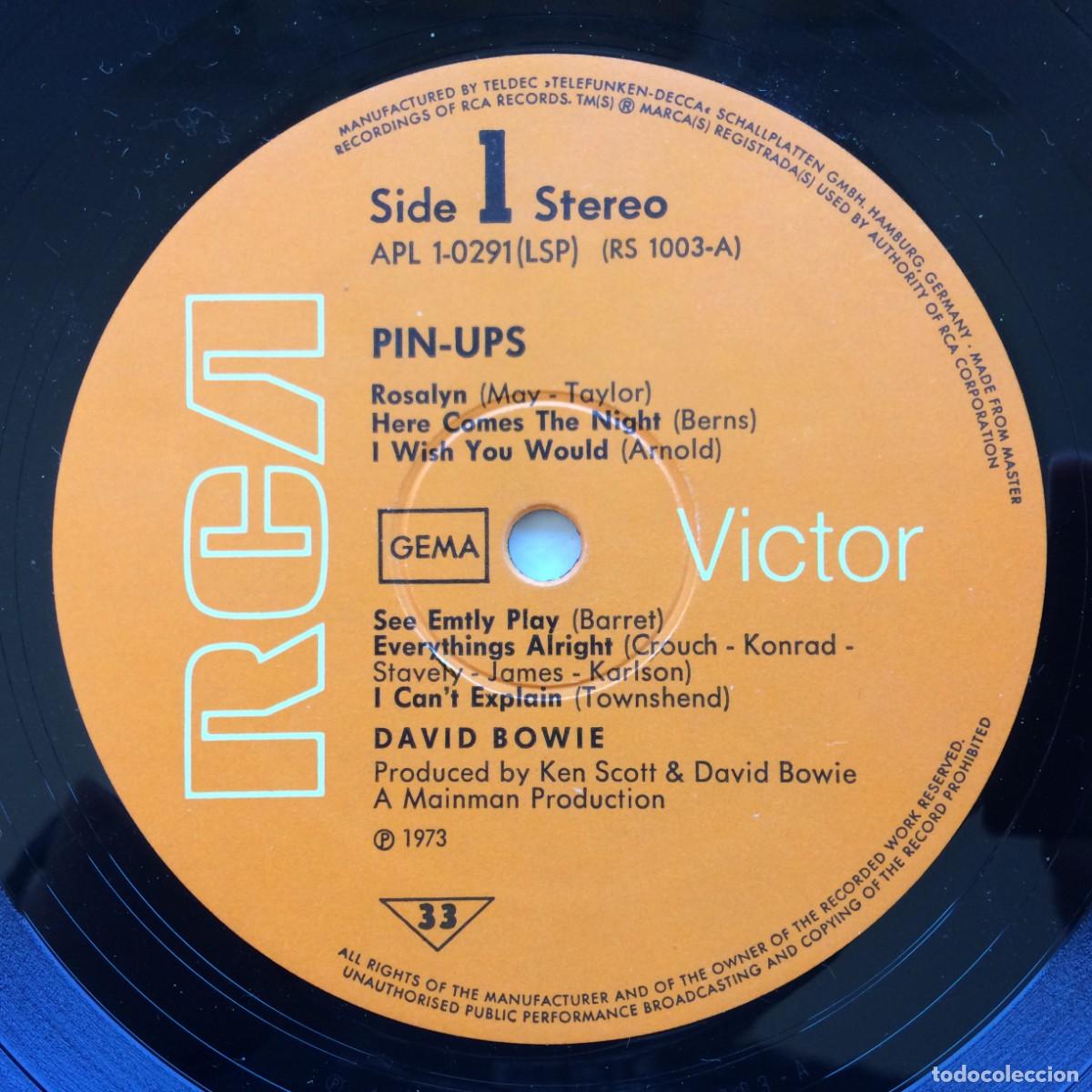 Discos de vinilo: David Bowie &lrm;&ndash; Pinups , Germany 1973 RCA* - Foto 4