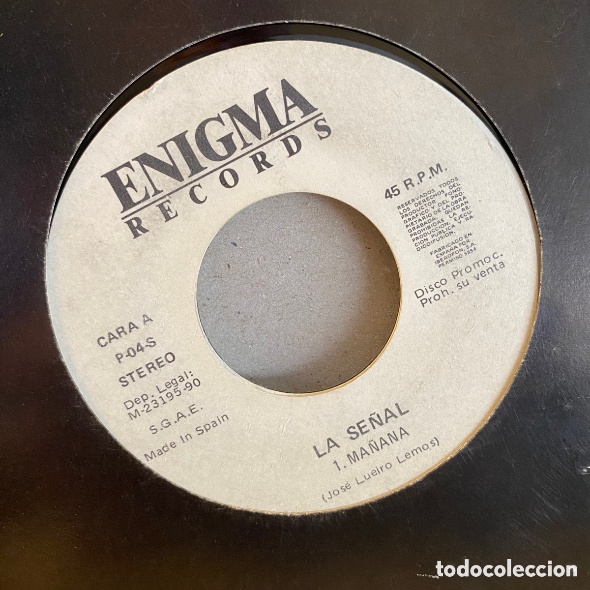 Discos de vinilo: La Se&ntilde;al - Ma&ntilde;ana (7&rdquo;, S/Sided, Promo) - Foto 1