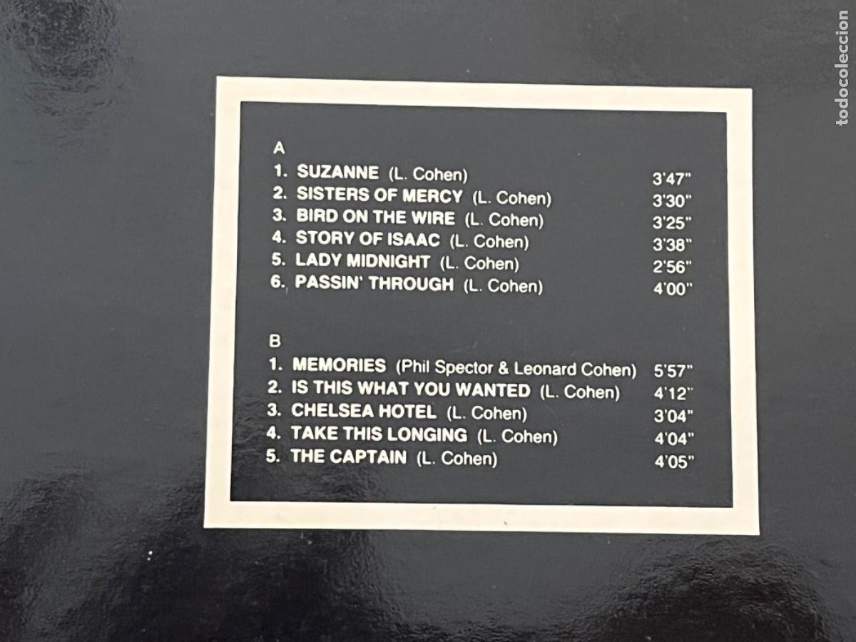Discos de vinilo: AN1. VINILO LEONARD COHEN CBS - Foto 5