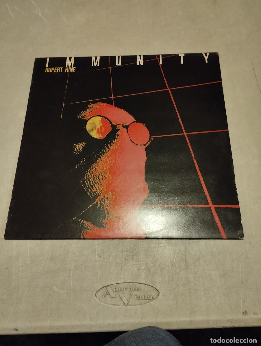 Discos de vinilo: Rupert Hine LP Immunity Nl.1981 - Foto 1