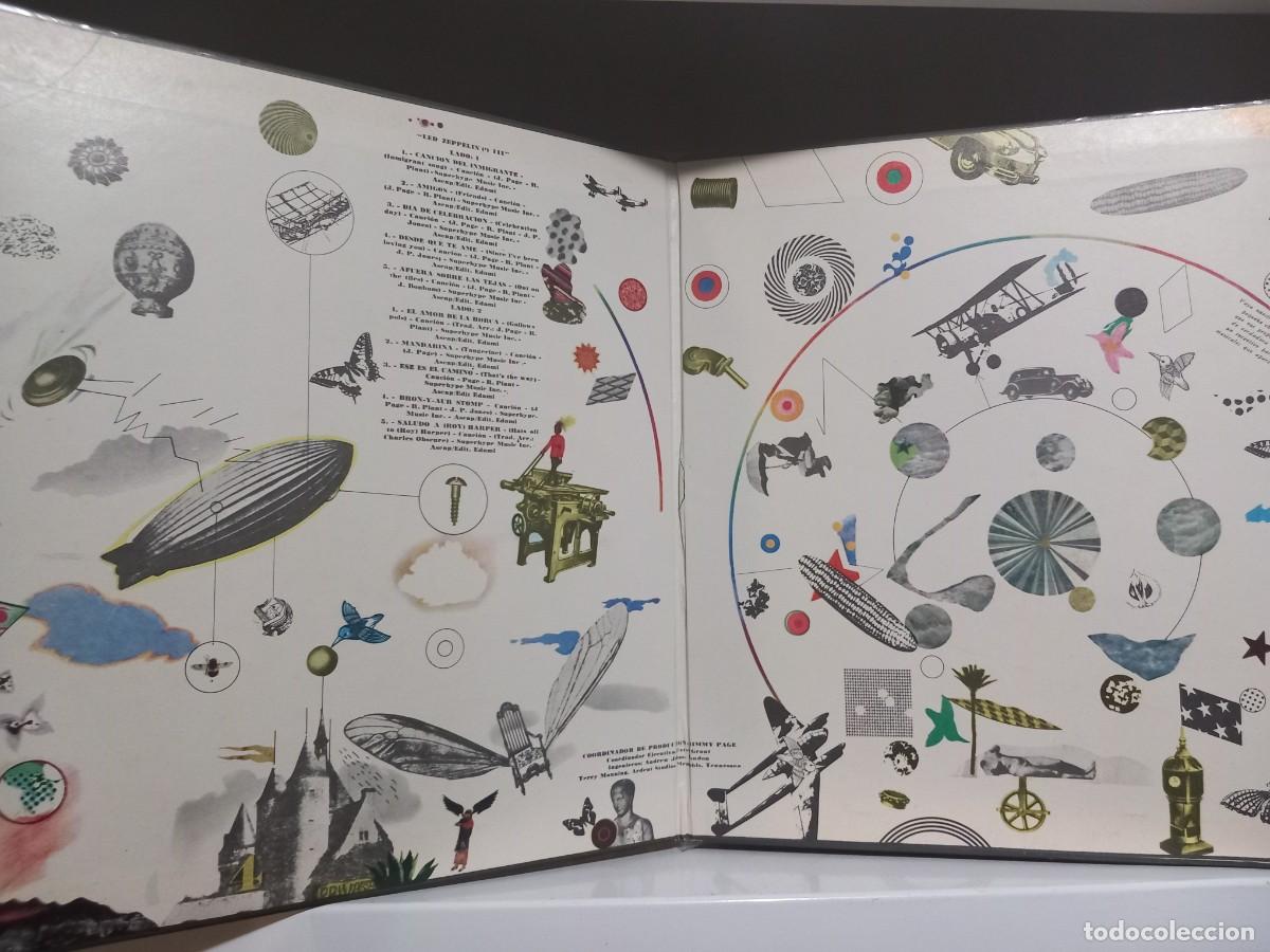 Discos de vinilo: Led Zeppelin &lrm;&ndash; Led Zeppelin III - lp edic. argentina - Foto 3