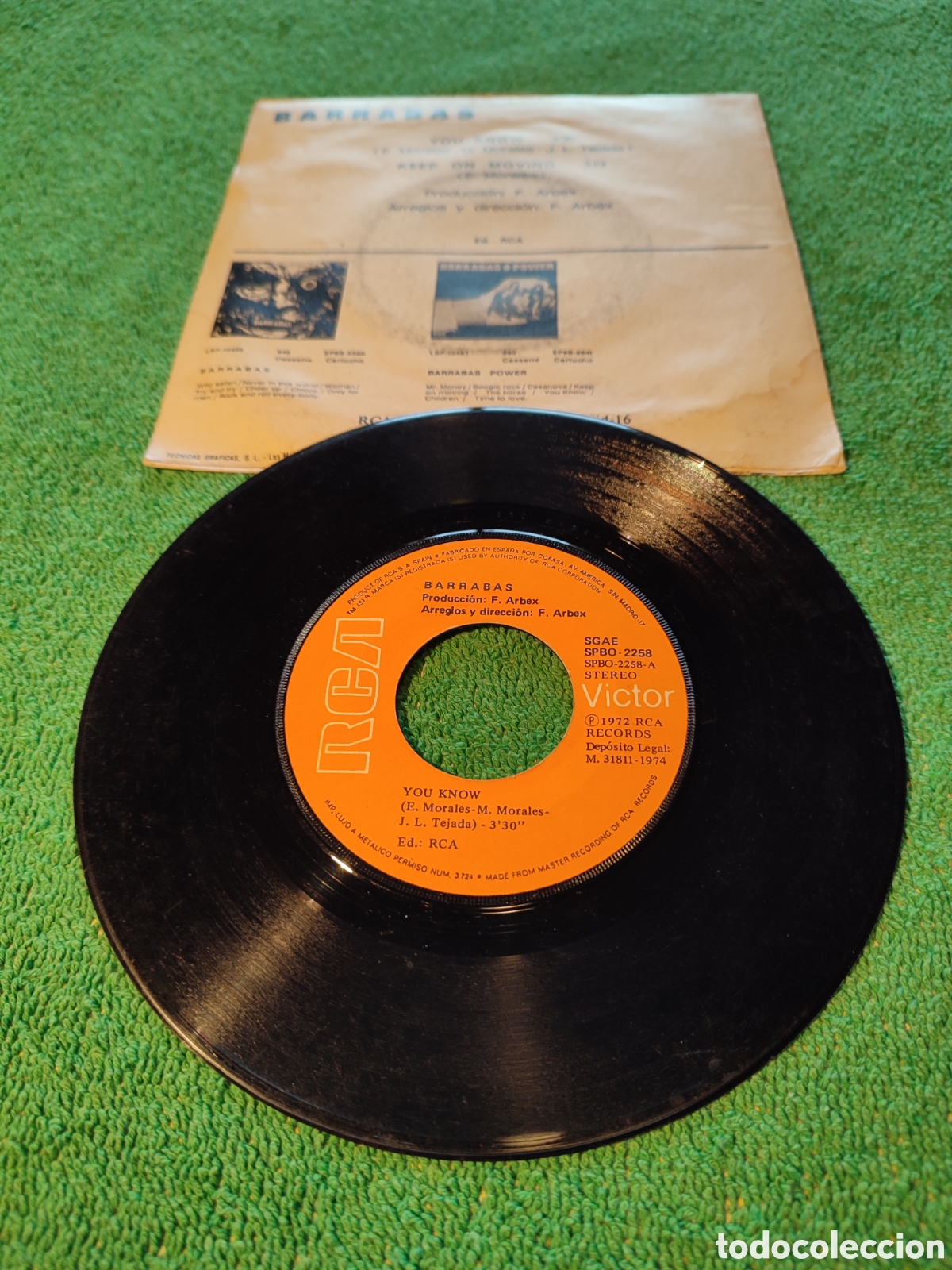 Discos de vinilo: Barrabas - You know - Foto 2