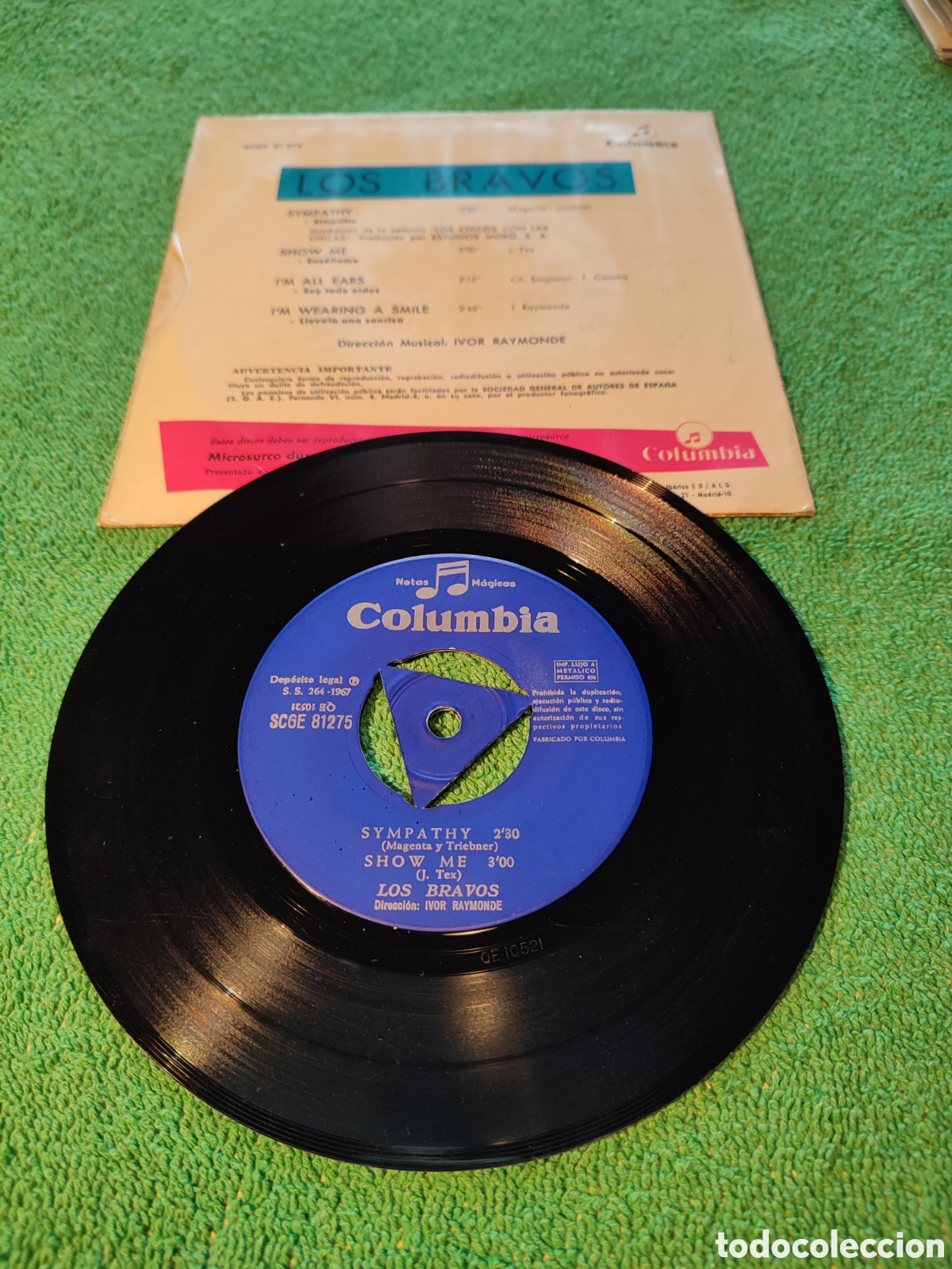 Discos de vinilo: Los Bravos - Sympathy+ 3 - Foto 2