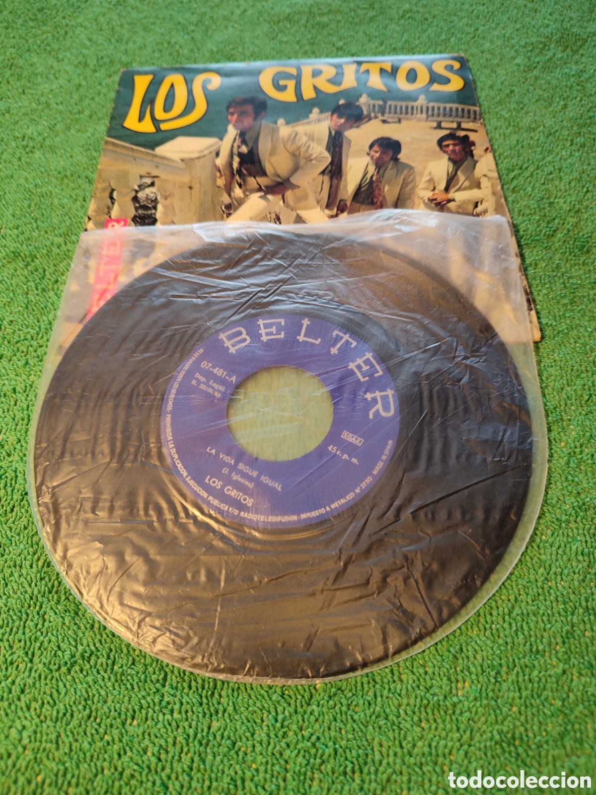 Discos de vinilo: Los Gritos - La vida sigue igual - Foto 2