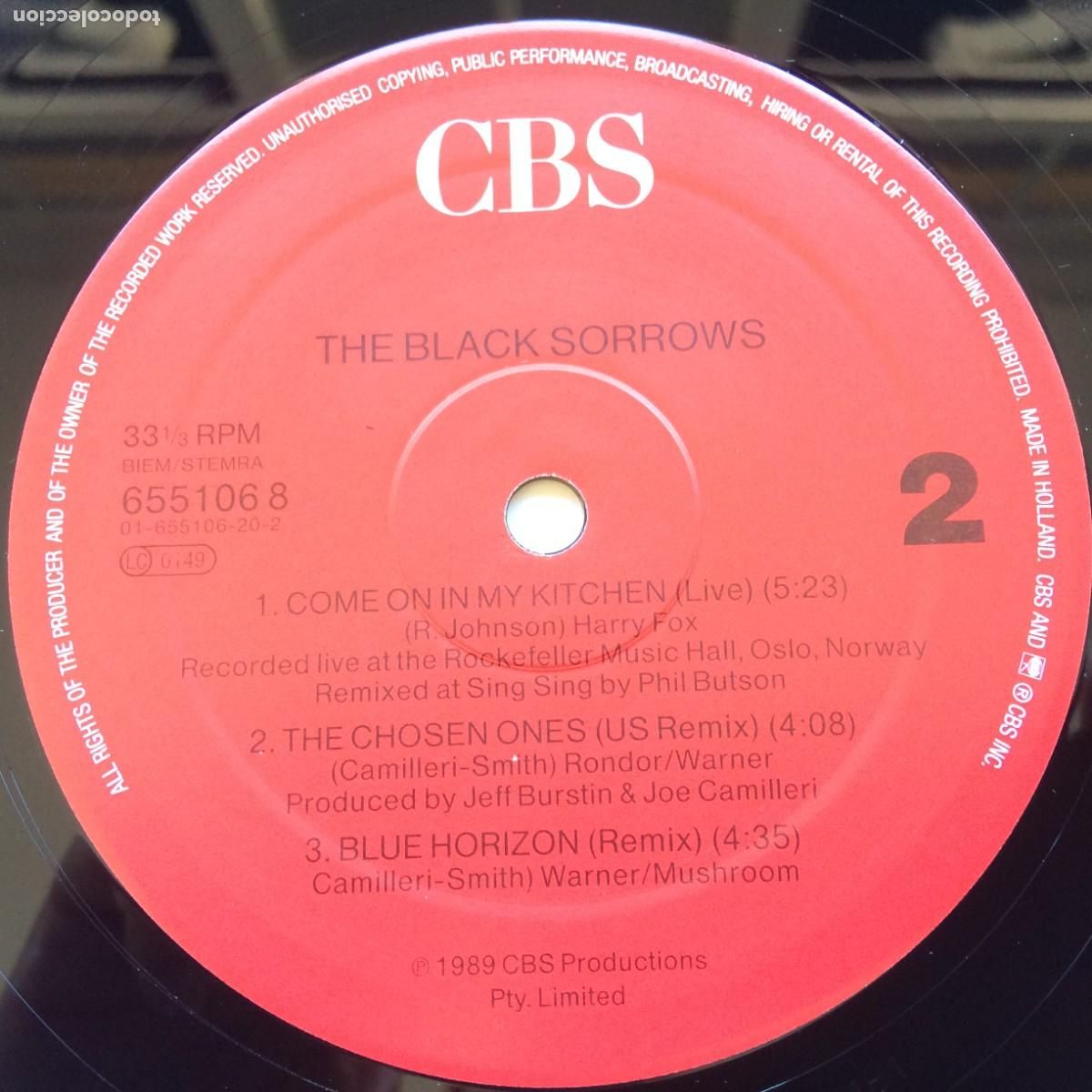 Discos de vinilo: The Black Sorrows &lrm;&ndash; Fire Down Below , Holanda 1989 CBS Maxi - Foto 4