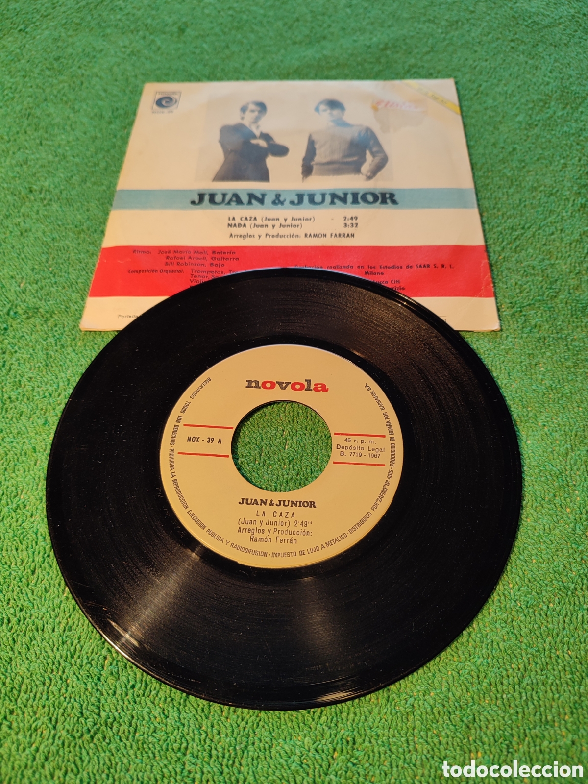 Discos de vinilo: Juan & Junior - La caza - Foto 2